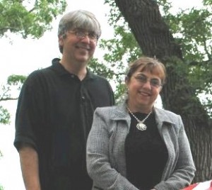 Diana Longrie with her husband, Kevin. Diana grew up in Grand Rapids, MN. Kevin grew up in Maplewood, MN